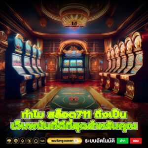 ทำไม สล็อต711 ถึงเป็นเว็บพนันที่ดีที่สุดสำหรับคุณ